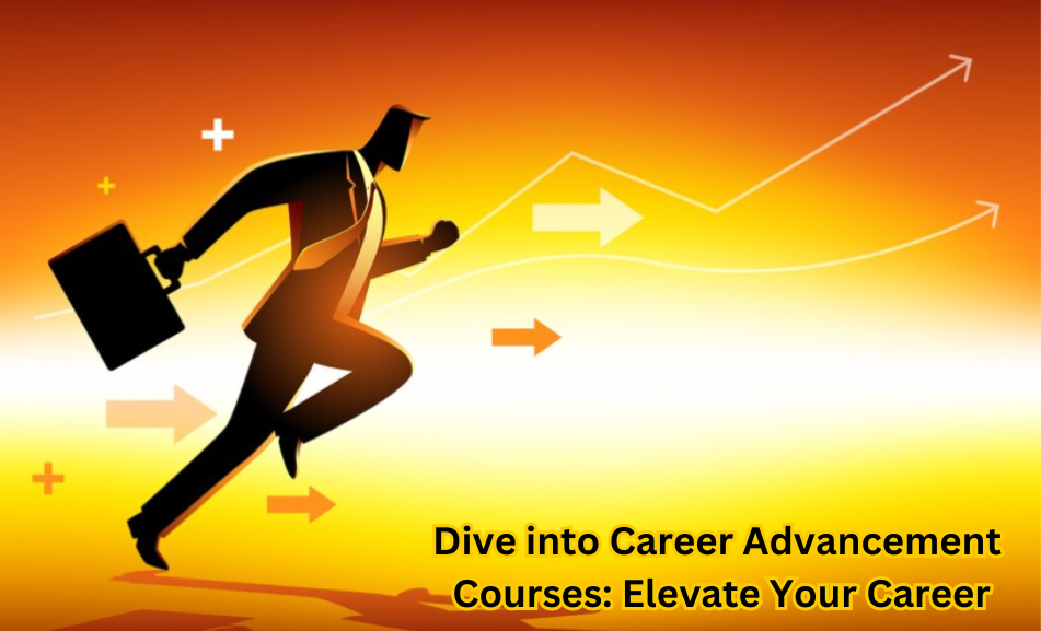 "Illustration: Diverse professionals engaging in Career Advancement Courses – Elevate Your Career visually represented."