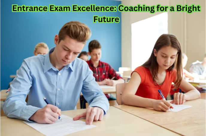 Focused student preparing for entrance exams with expert coaching.