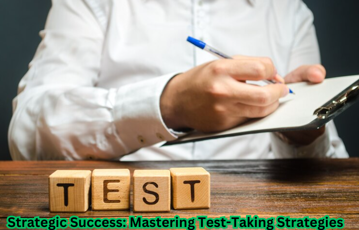 Illustration depicting successful test-taking strategies for academic excellence.