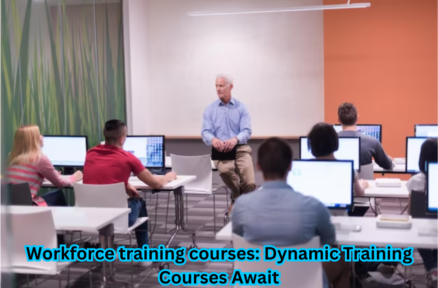 "Image depicting professionals engaged in dynamic workforce training courses, symbolizing career growth and skill enhancement."